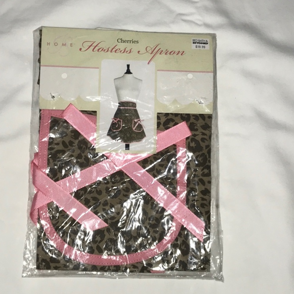 Cheetah Print Hostess Apron